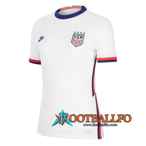 Camisetas Futbol USA Mujer Primera 2020/2021