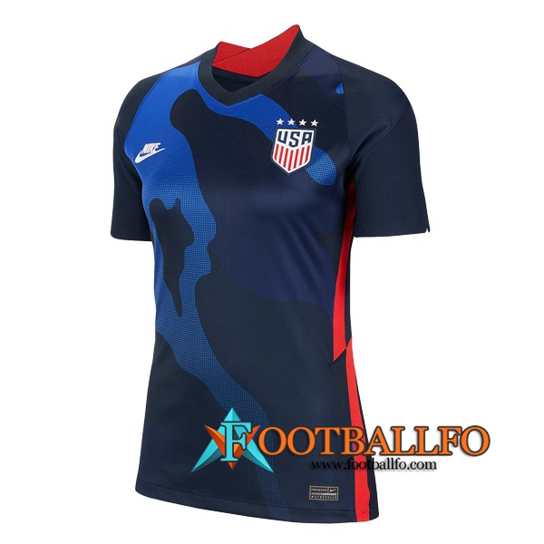 Camisetas Futbol USA Mujer Segunda 2020/2021