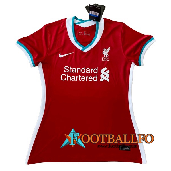 Camisetas Futbol FC Liverpool Mujer Primera 2020/2021