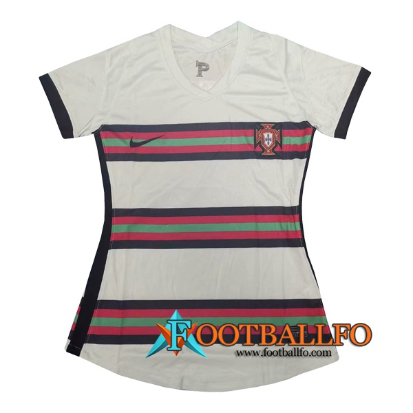 Camisetas Futbol Portugal Mujer Segunda 2020/2021