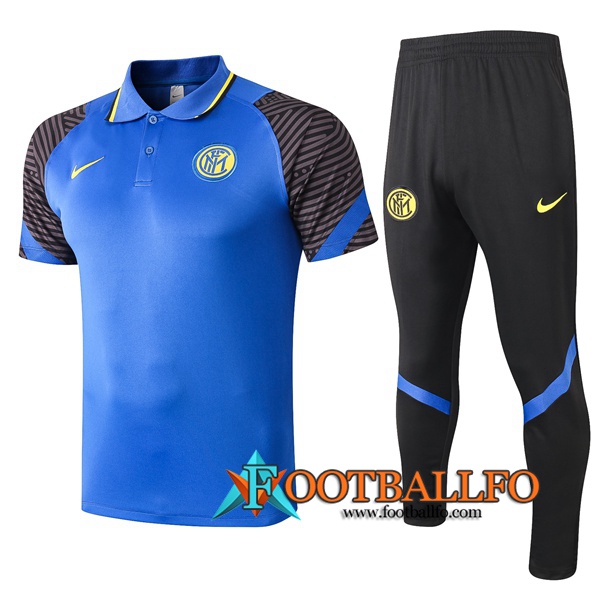 Polo Futbol Inter Milan + Pantalones Azul 2020/2021