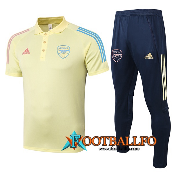 Polo Futbol Arsenal + Pantalones Amarillo 2020/2021