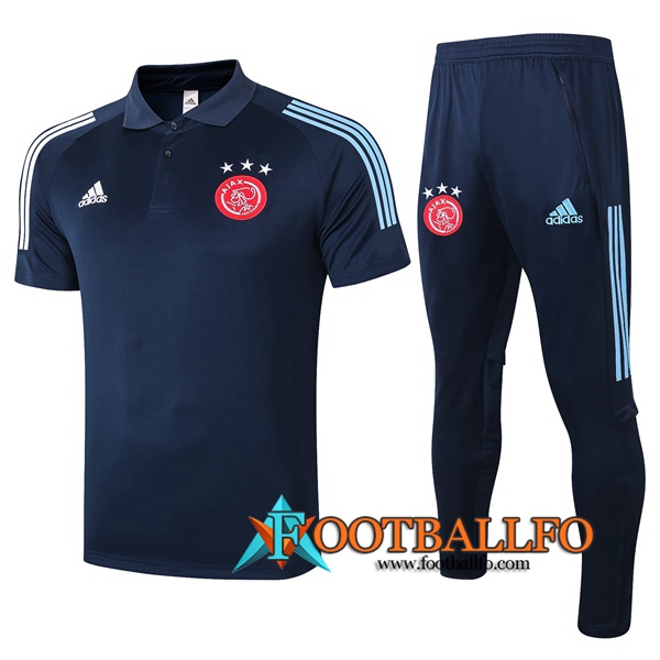 Polo Futbol AFC Ajax + Pantalones Azul Royal 2020/2021