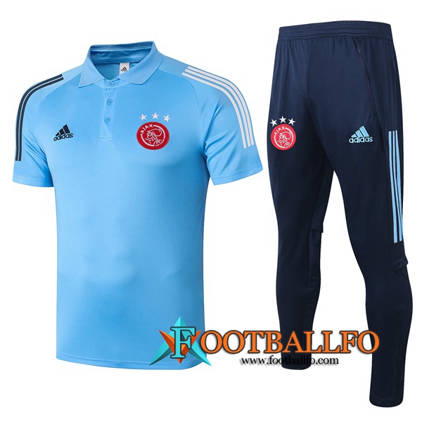 Polo Futbol AFC Ajax + Pantalones Azul 2020/2021