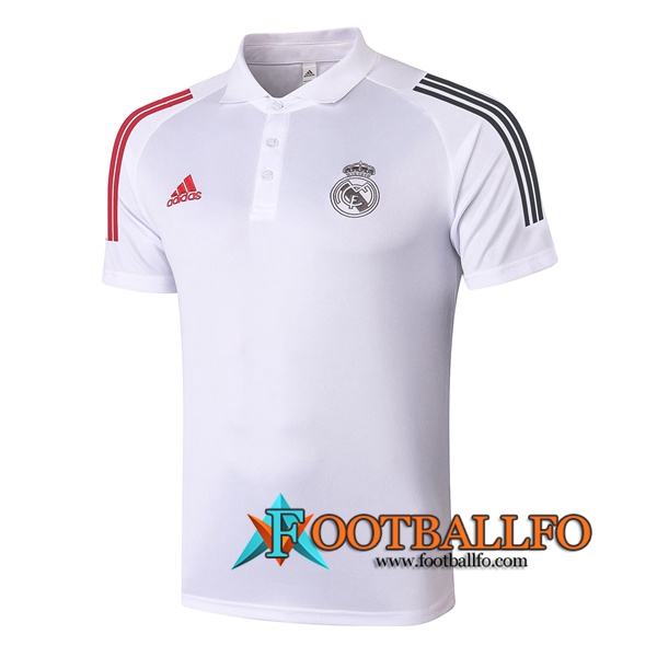 Polo Futbol Real Madrid Blanco 2020/2021