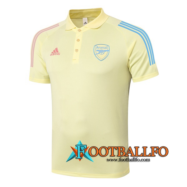 Polo Futbol Arsenal Amarillo 2020/2021