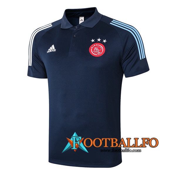 Polo Futbol AFC Ajax Azul Royal 2020/2021