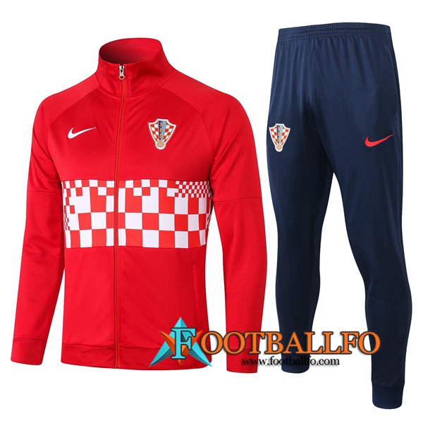 Chandal Futbol - Chaqueta + Pantalones Croacia Roja 2020/2021
