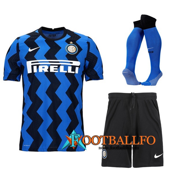 Traje Camisetas Futbol Inter Milan Primera (Cortos+Calcetines) 2020/21