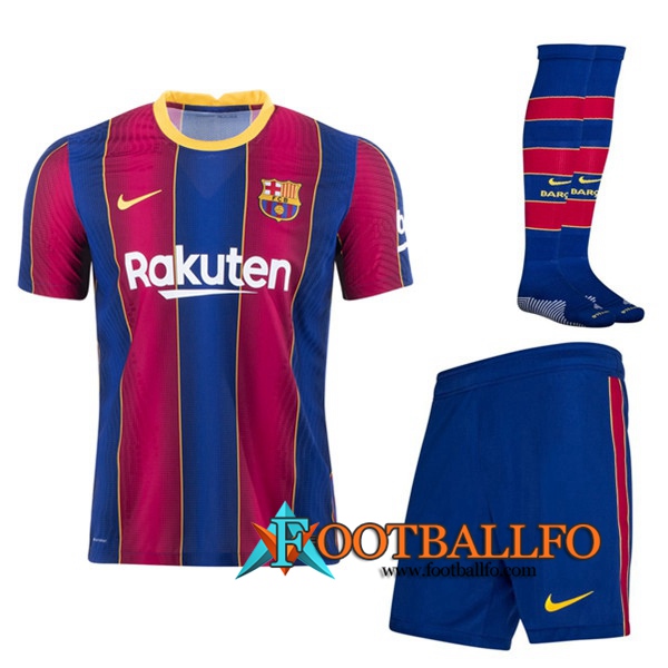 Traje Camisetas Futbol FC Barcelona Primera (Cortos+Calcetines) 2020/21