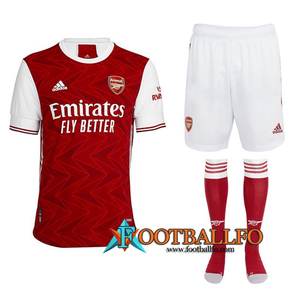 Traje Camisetas Futbol Arsenal Primera (Cortos+Calcetines) 2020/21