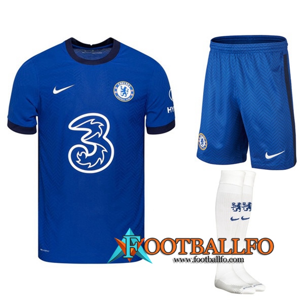 Traje Camisetas Futbol FC Chelsea Primera (Cortos+Calcetines) 2020/21