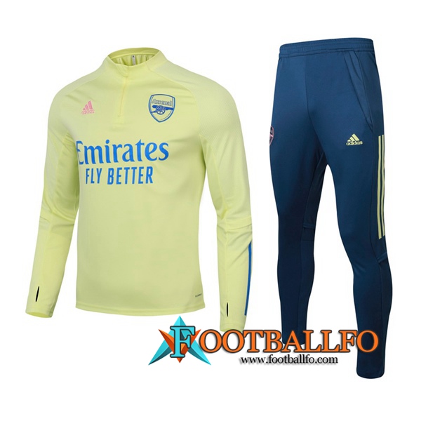 Chandal Futbol + Pantalones Arsenal Amarillo 2020/2021