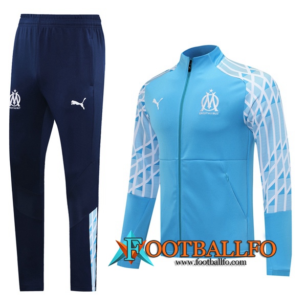 Chandal Futbol - Chaqueta + Pantalones Marsella OM Azul 2020/2021