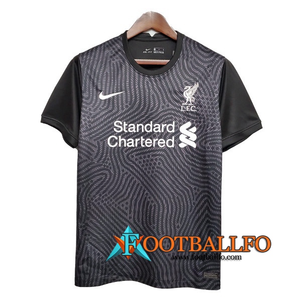 Camisetas Futbol FC Liverpool Portero Negro 2020/2021