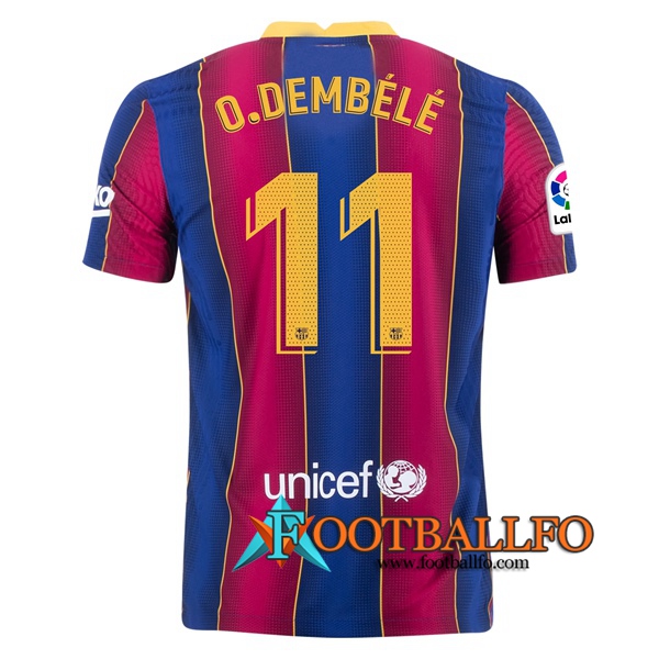 Camisetas Futbol FC Barcelona (O.DEMBELE 11) Primera 2020/2021