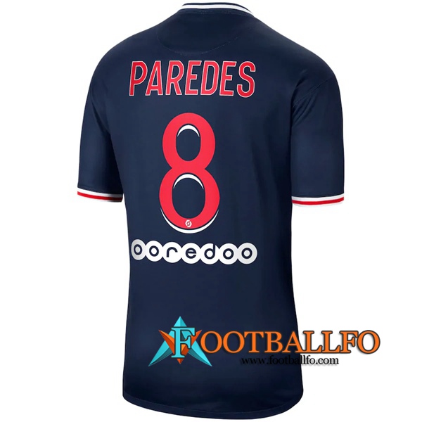 Camisetas Futbol PSG (Paredes 8) Primera 2020/2021