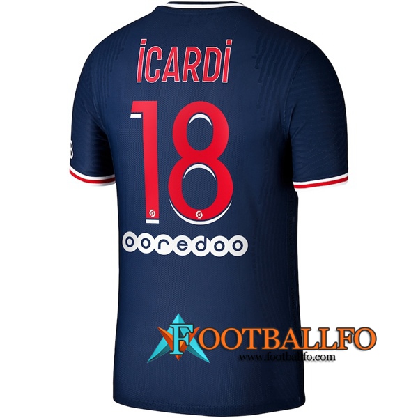 Camisetas Futbol PSG (Icardi 18) Primera 2020/2021