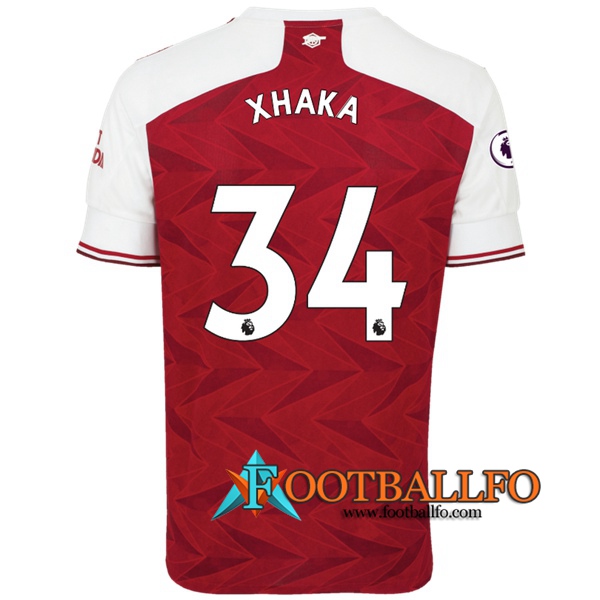 Camisetas Futbol Arsenal (Granit Xhaka 34) Primera 2020/2021