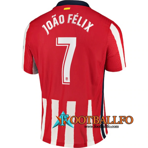 Camisetas Futbol Atletico Madrid (Joao Felix 7) Primera 2020/2021