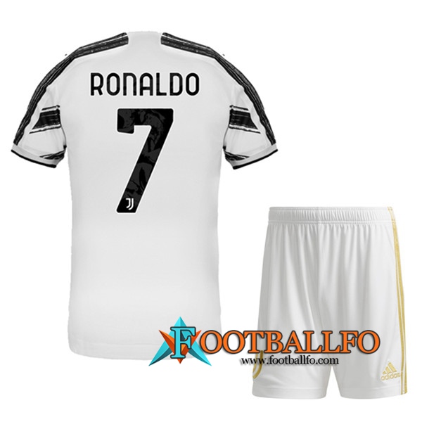 Camisetas Futbol Juventus (RONALDO 7) Ninos Primera 2020/2021