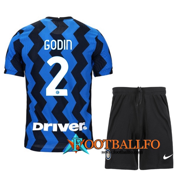 Camisetas Futbol Inter Milan (GODIN 2) Ninos Primera 2020/2021