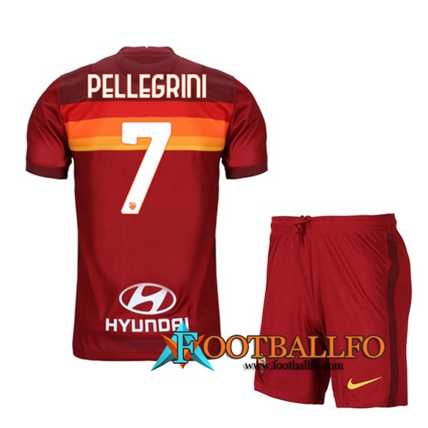 Camisetas Futbol AS Roma (PELLEGRINI 7) Ninos Primera 2020/2021