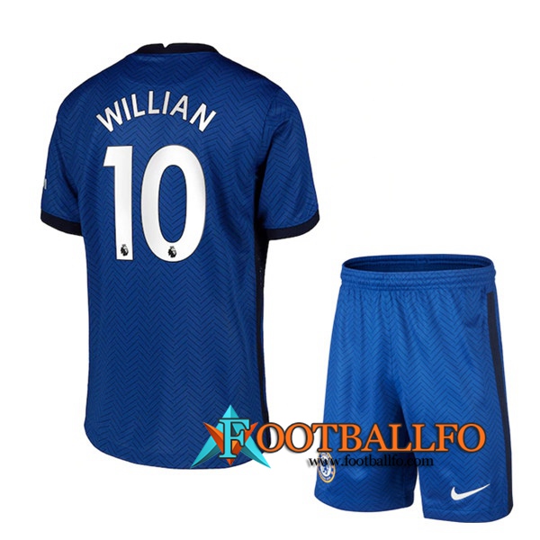 Camisetas Futbol FC Chelsea (Willian 10) Ninos Primera 2020/2021