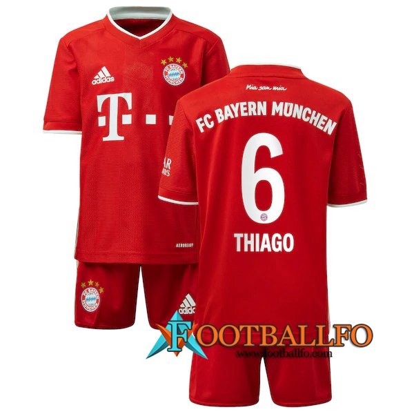 Camisetas Futbol Bayern Munich (Thiago 6) Ninos Primera 2020/2021