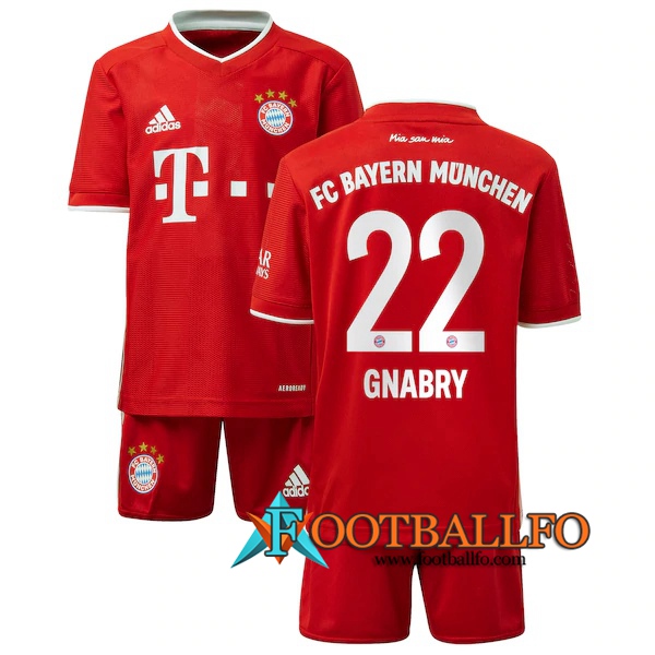 Camisetas Futbol Bayern Munich (Gnabry 22) Ninos Primera 2020/2021