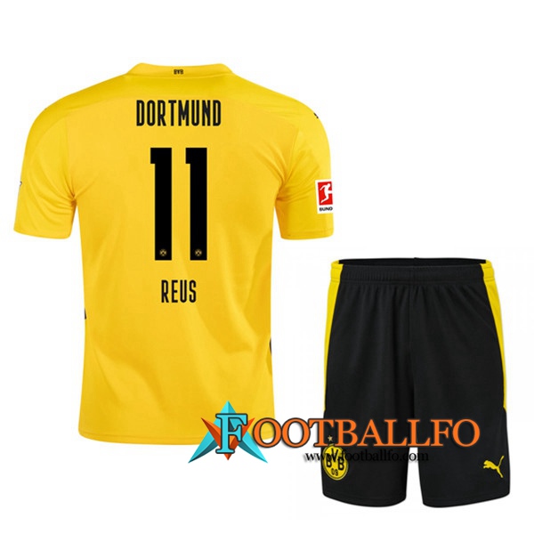 Camisetas Futbol Dortmund BVB (REUS 11) Ninos Primera 2020/2021