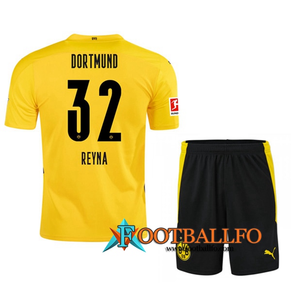 Camisetas Futbol Dortmund BVB (REYNA 32) Ninos Primera 2020/2021