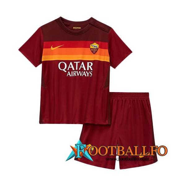 Nuevo Camisetas Futbol AS Roma Ninos Primera 2020/2021
