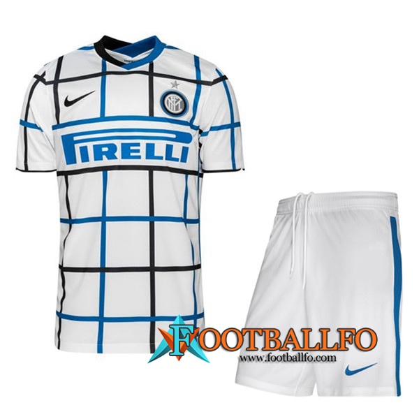 Nuevo Camisetas Futbol Inter Milan Ninos Segunda 2020/2021