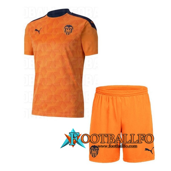 Nuevo Camisetas Futbol Valencia CF Ninos Segunda 2020/2021