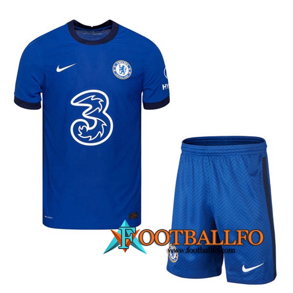 Traje Camisetas Futbol FC Chelsea Primera + Cortos 2020/2021