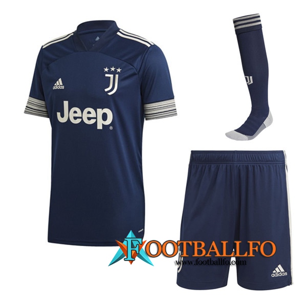 Traje Camisetas Futbol Juventus Segunda (Cortos+Calcetines) 2020/2021