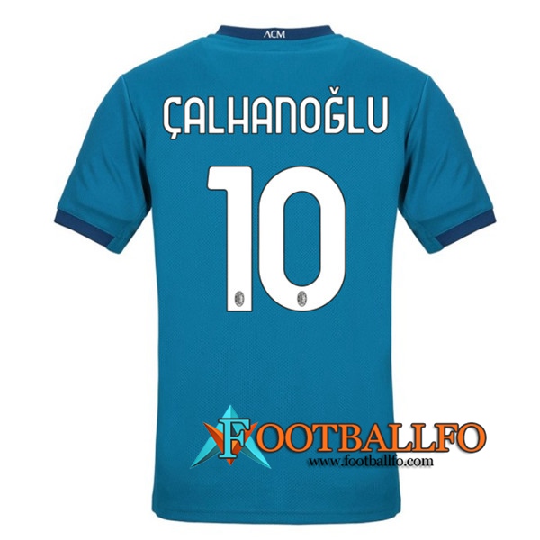 Camisetas Futbol Milan AC (CALHANOGLU 10) Tercera 2020/2021