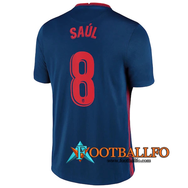 Camisetas Futbol Atletico Madrid (Saul 8) Segunda 2020/2021