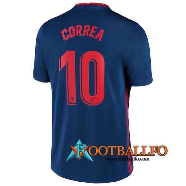 Camisetas Futbol Atletico Madrid (Correa 10) Segunda 2020/2021
