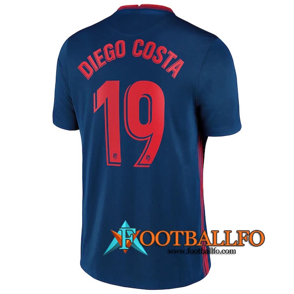 Camisetas Futbol Atletico Madrid (Diego Costa 19) Segunda 2020/2021