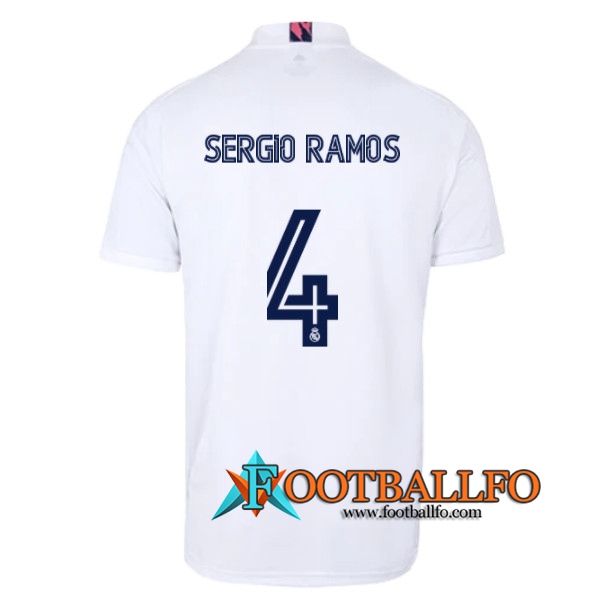 Camisetas Futbol Real Madrid (SERGIO RAMOS 4) Primera 2020/2021