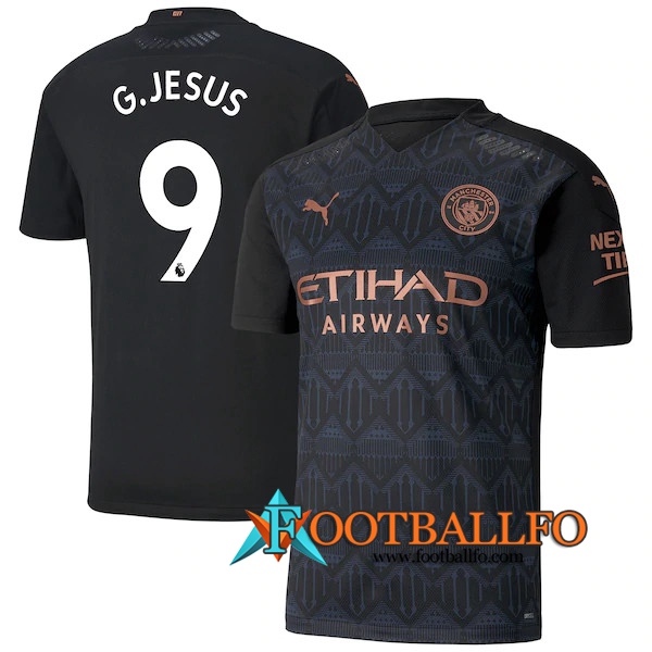 Camisetas Futbol Manchester City (G.Jesus 9) Segunda 2020/2021