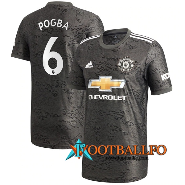 Camisetas Futbol Manchester United (Pogba 6) Segunda 2020/2021