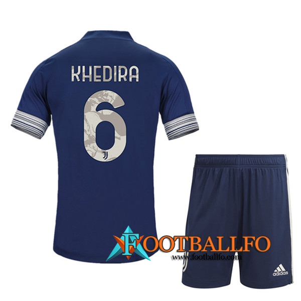 Camisetas Futbol Juventus (KHEDIRA 6) Ninos Segunda 2020/2021