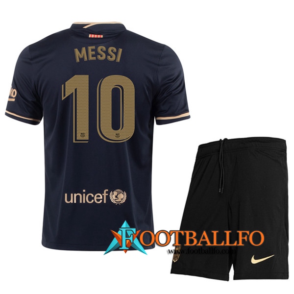 Camisetas Futbol FC Barcelona (MESSI 10) Ninos Segunda 2020/2021