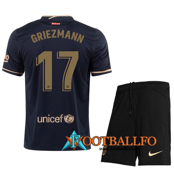 Camisetas Futbol FC Barcelona (GRIEZMANN 17) Ninos Segunda 2020/2021