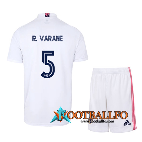 Camisetas Futbol Real Madrid (ZIDANE 5) Ninos Primera 2020/2021