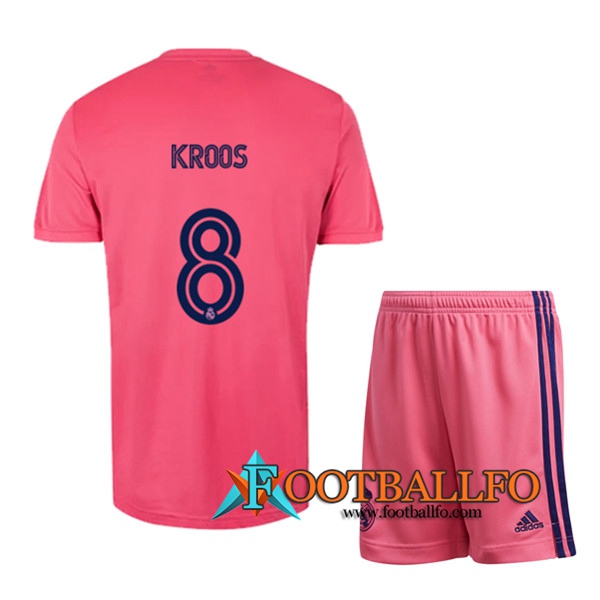 Camisetas Futbol Real Madrid (KROOS 8) Ninos Segunda 2020/2021
