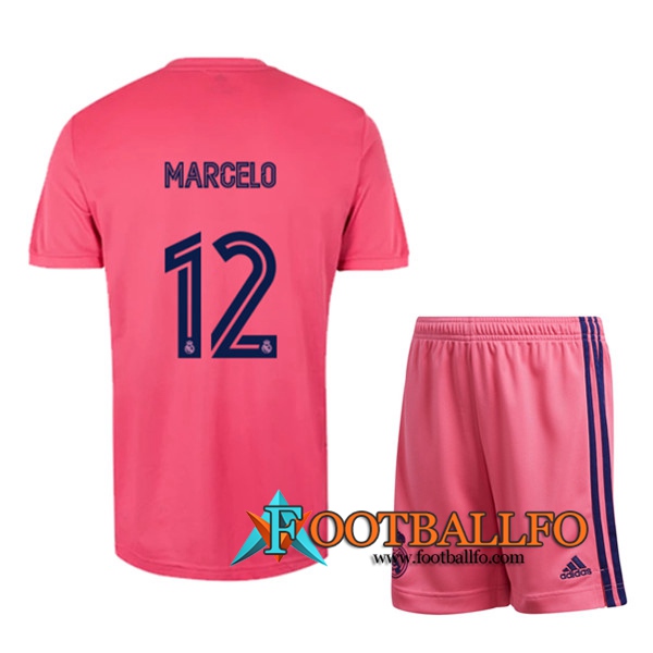 Camisetas Futbol Real Madrid (MARCELO 12) Ninos Segunda 2020/2021